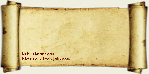 Irena Zakić vizit kartica